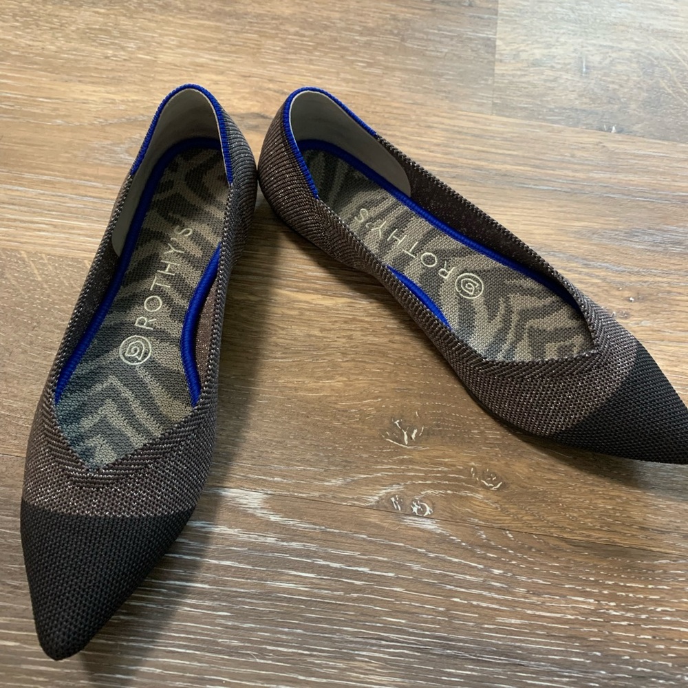 Rothy’s Twilight Metallic Points 8